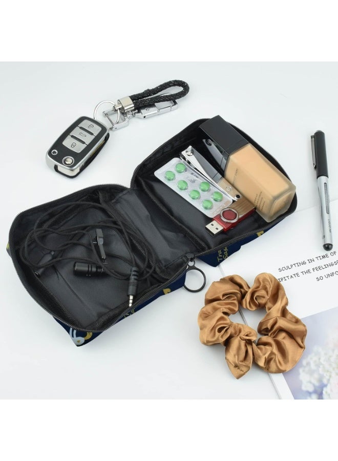 حقيبة دورة شهرية للفتيات والمراهقات – حقيبة صغيرة أنيقة وعصرية وخفيفة الوزن ومنظمة للمستلزمات الصحية النسائية مثل الفوط الصحية، السدادات القطنية، المناديل المبللة، قابلة للحمل في المدرسة، السفر، العمل، مقاومة للماء، مزودة بسحاب متين، تصميم عصري وجذاب للبنات والمراهقات، حقيبة فترة شهرية سرية ومريحة، حقيبة متعددة الاستخدامات للتخزين الشخصي، المناديل الصحية، المكياج، الإكسسوارات، الأدوية، حقيبة صغيرة للحقيبة، حقيبة ظهر، خزانات المدرسة، حقيبة نسائية عملية وعصرية، مثالية للهدايا، مجموعة أول دورة شهرية، محمية من البلل والتسرب - Image 4